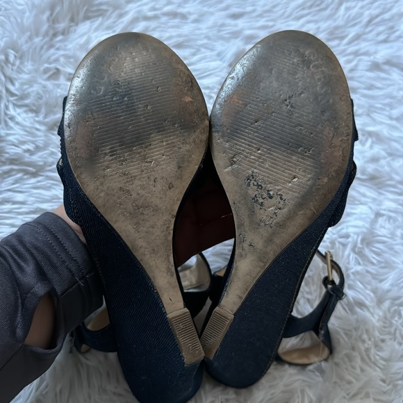 GUESS Denim Wedge Shoes - Picture 14 of 14